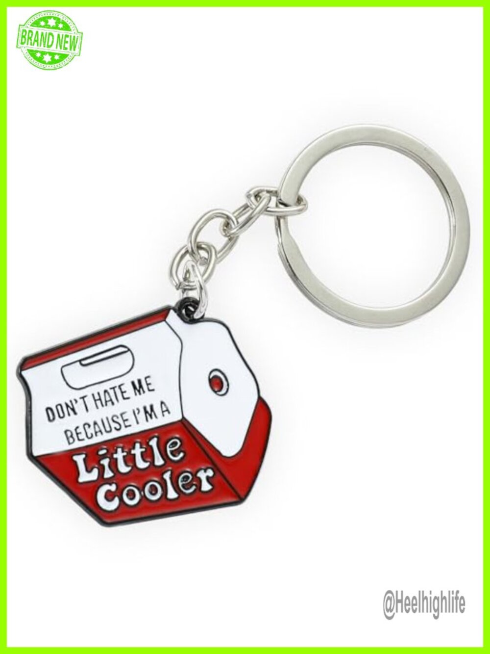 Funny Metal Keychains for Women Men - Cute Enamel Key Holder for Purse, Bag,